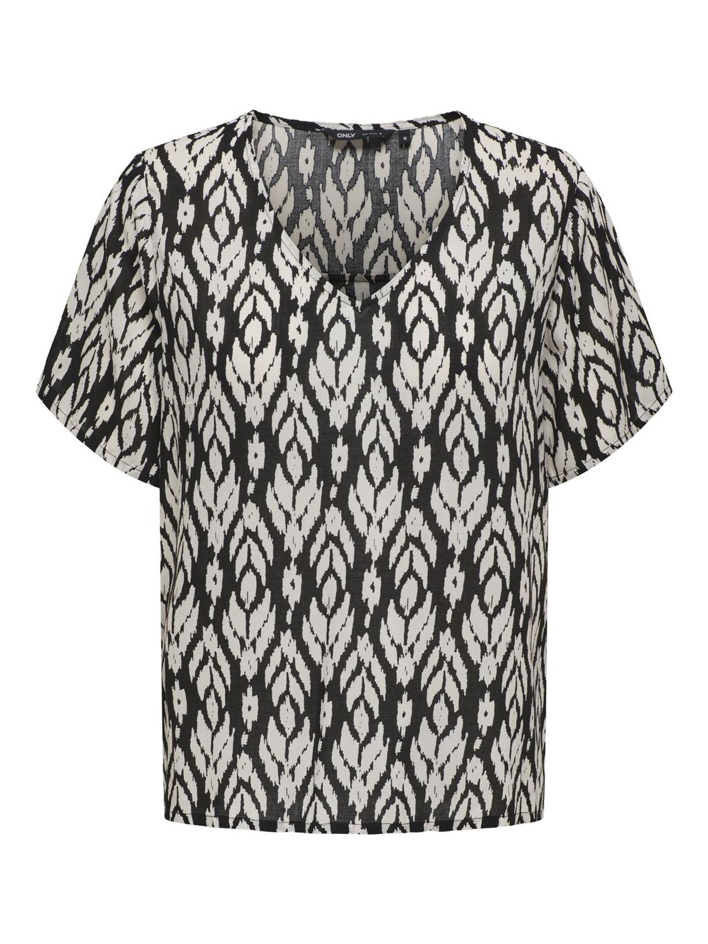 ONLSUSAN S/S V-NECK TOP WVN NOOS