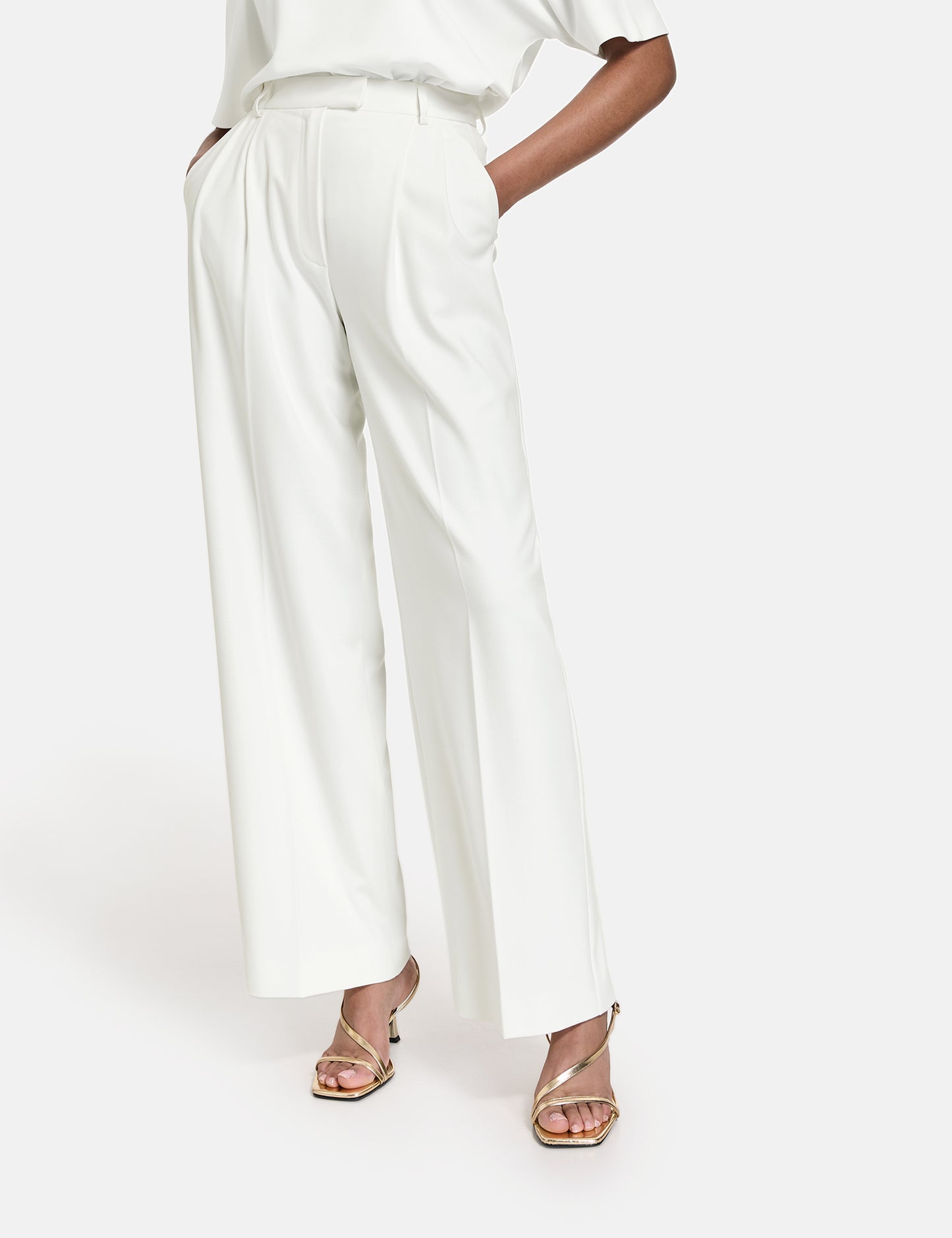 Fließende Hose Wide Leg