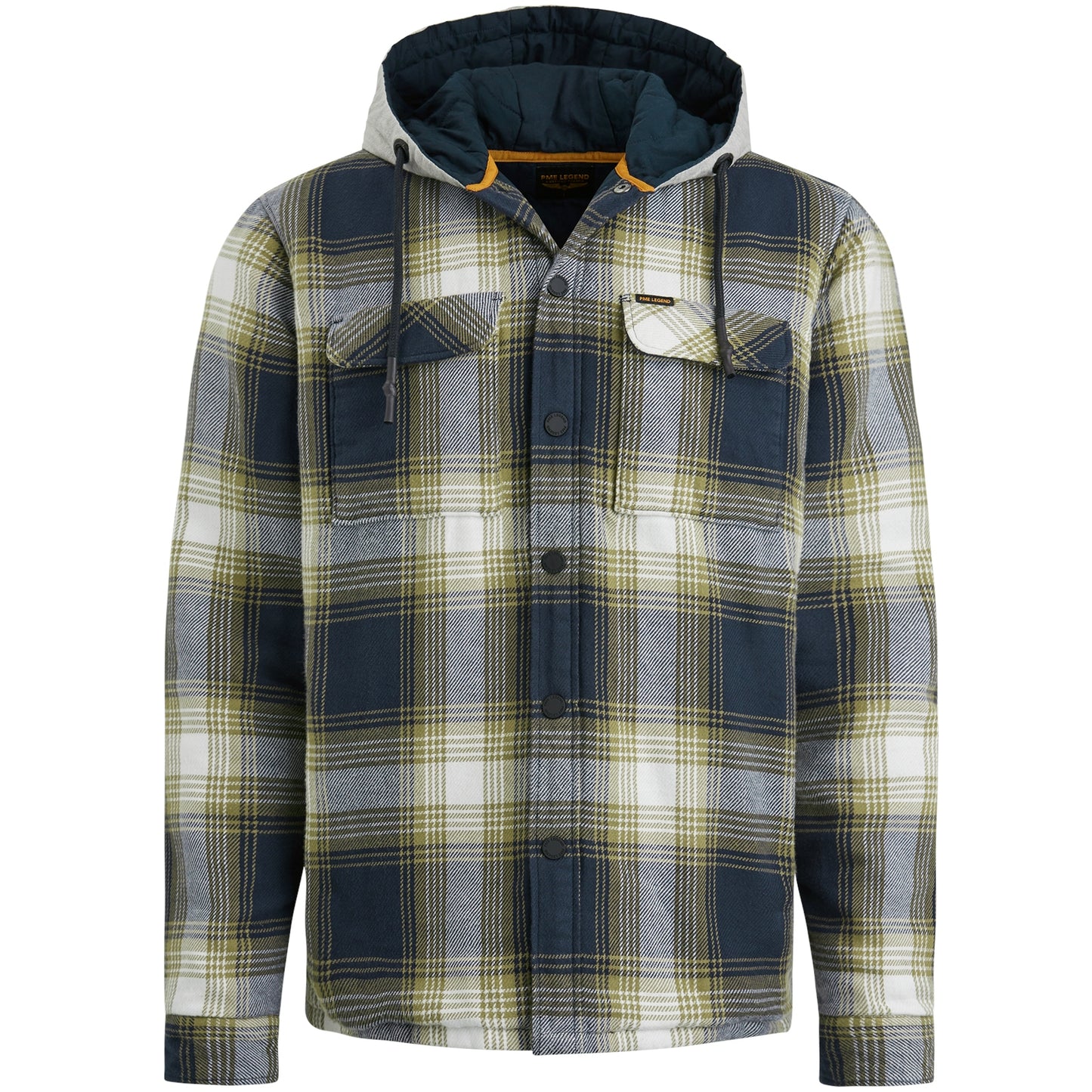 Long Sleeve Shirt Ctn Flanel Check Quilted