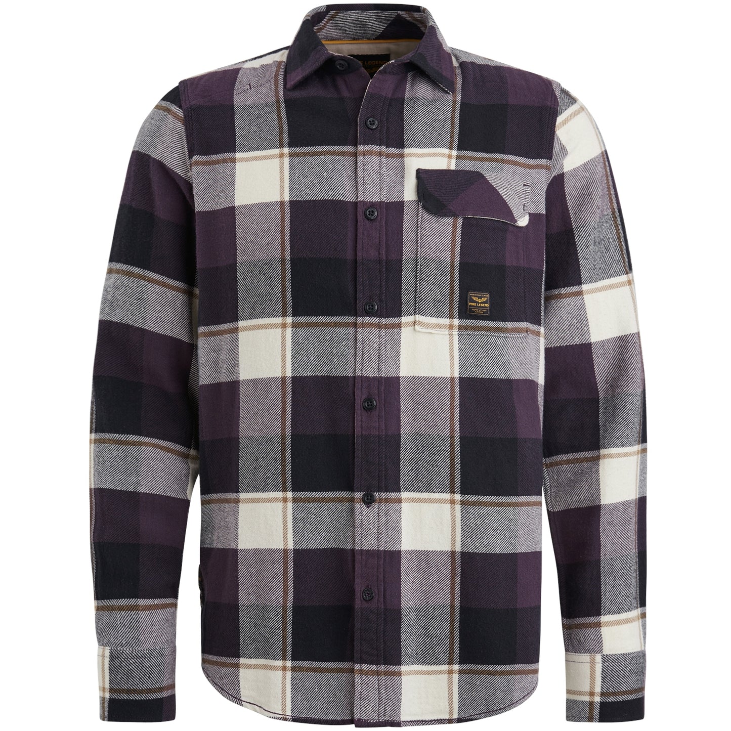 Long Sleeve Shirt Ctn Flanel H. twill Check