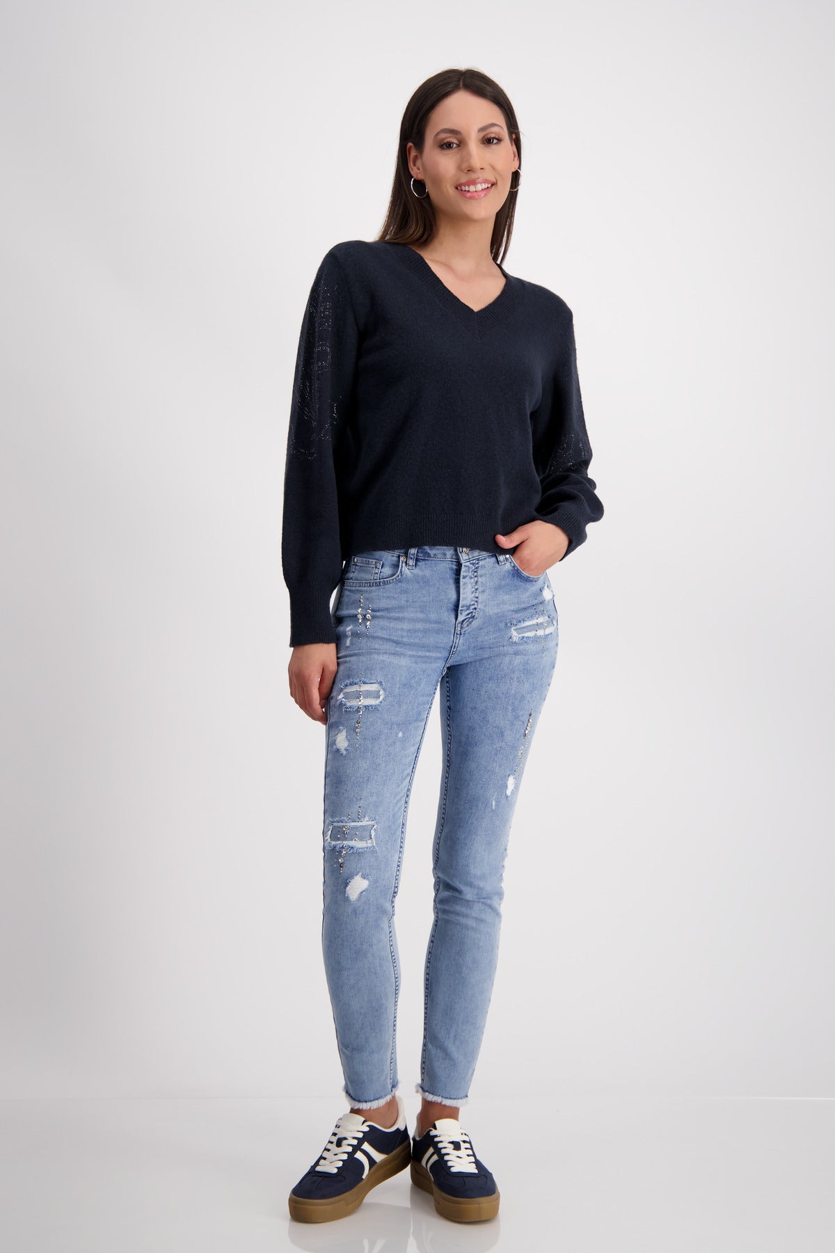 Pullover, dark denim