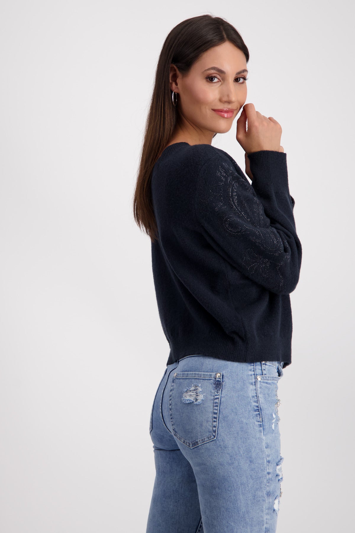 Pullover, dark denim