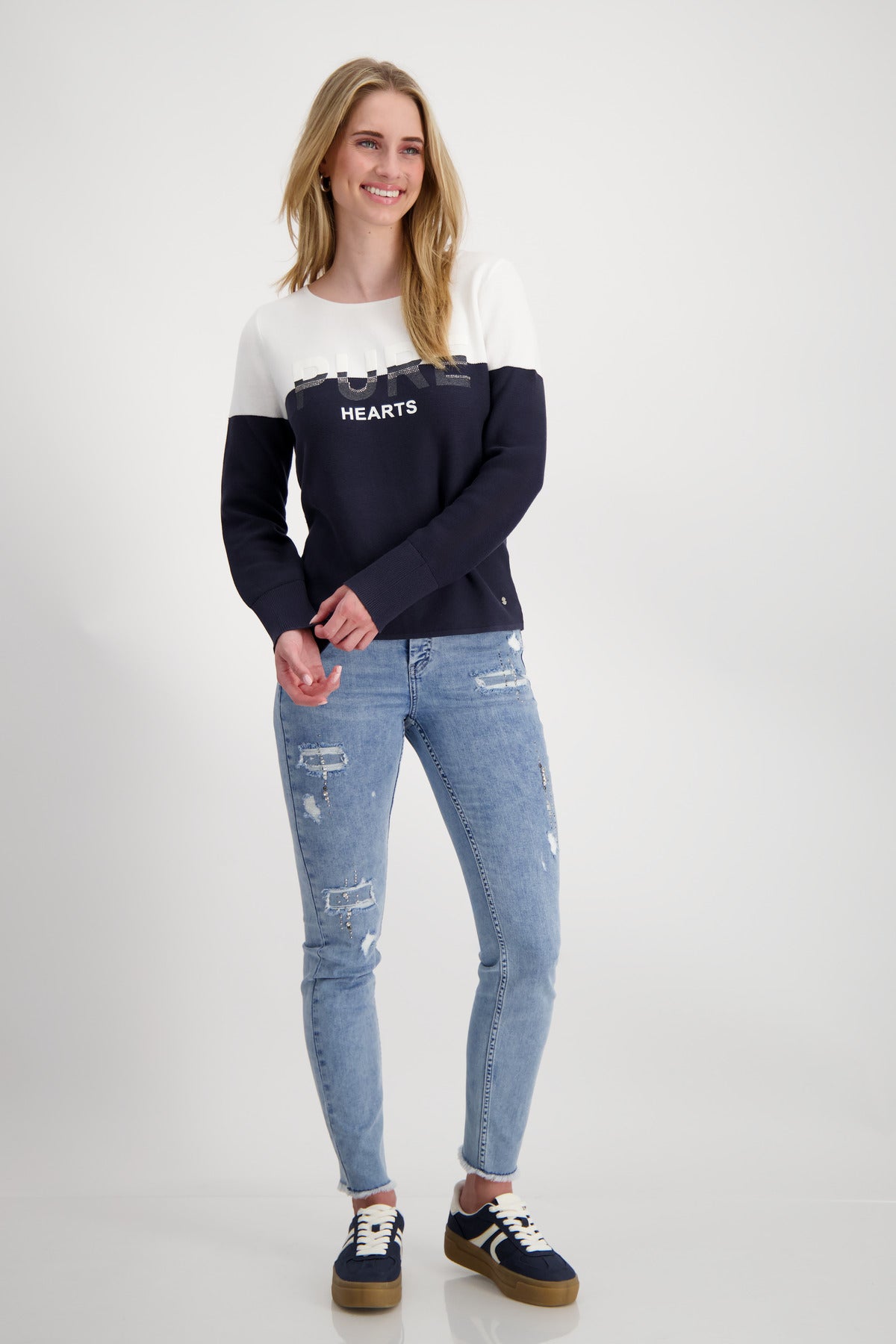 Pullover, dark denim