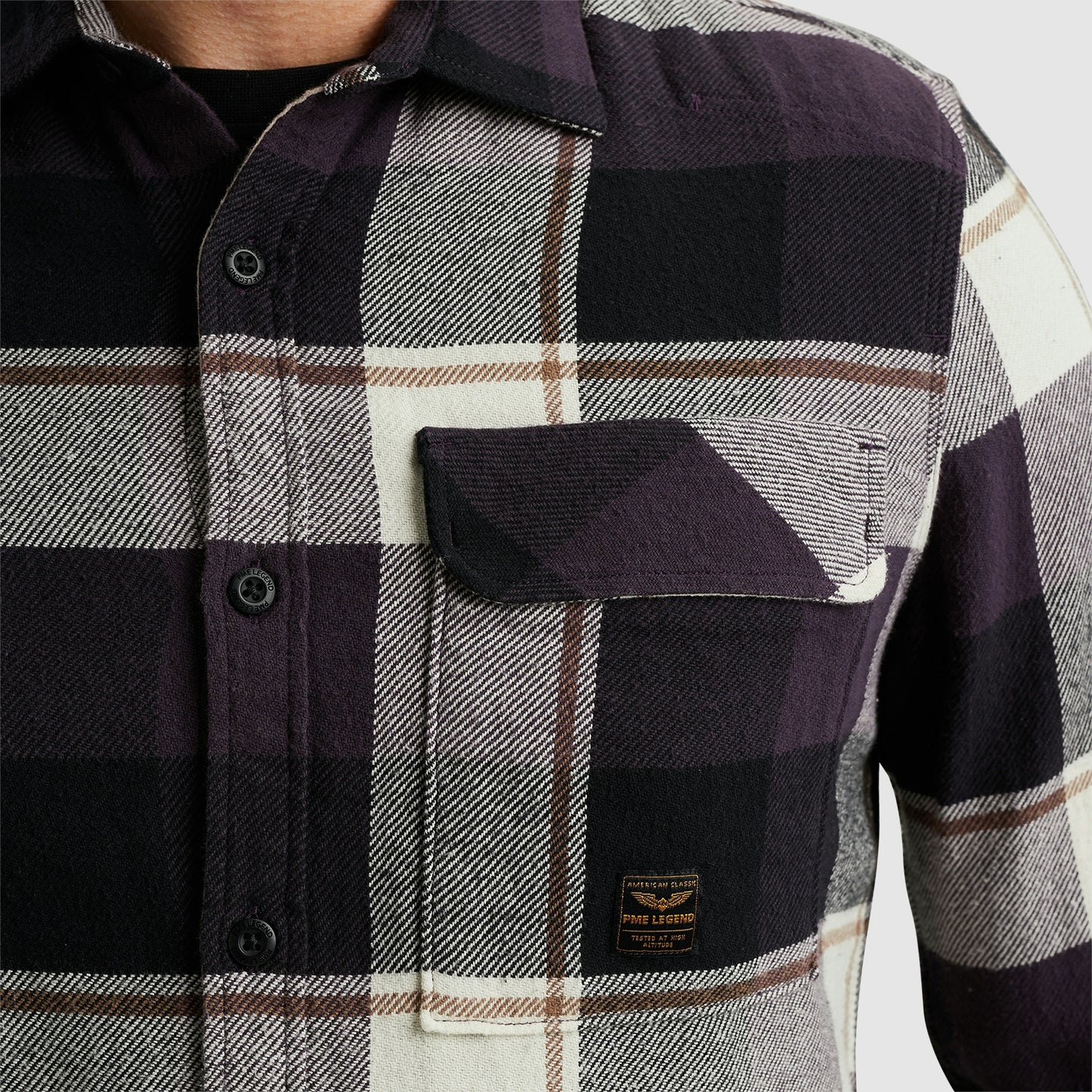 Long Sleeve Shirt Ctn Flanel H. twill Check