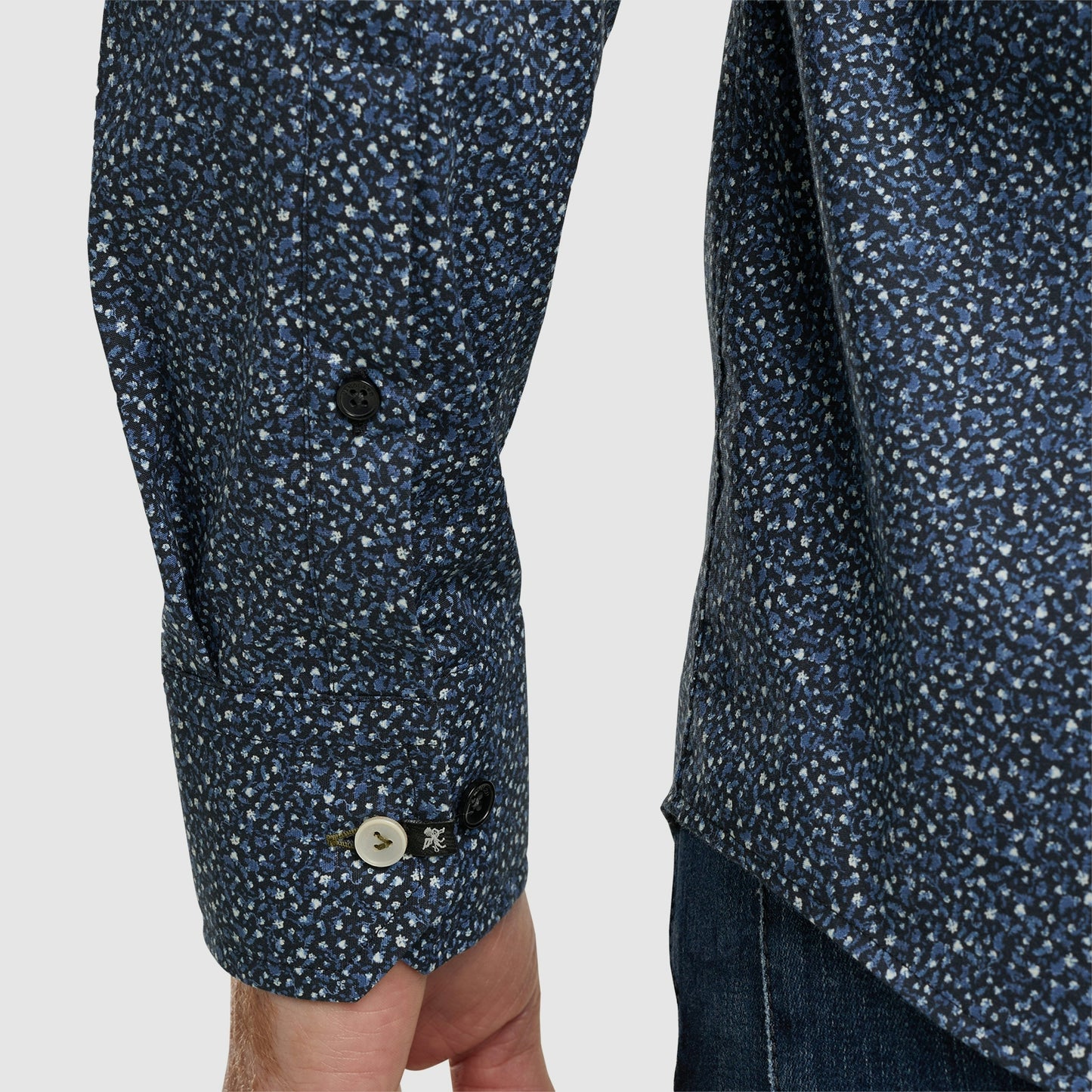 Long Sleeve Shirt Print on poplin stretch