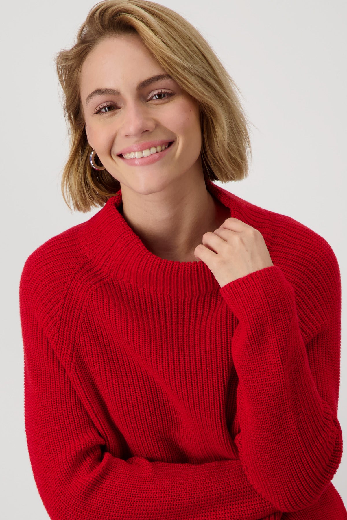 Pullover, deep red