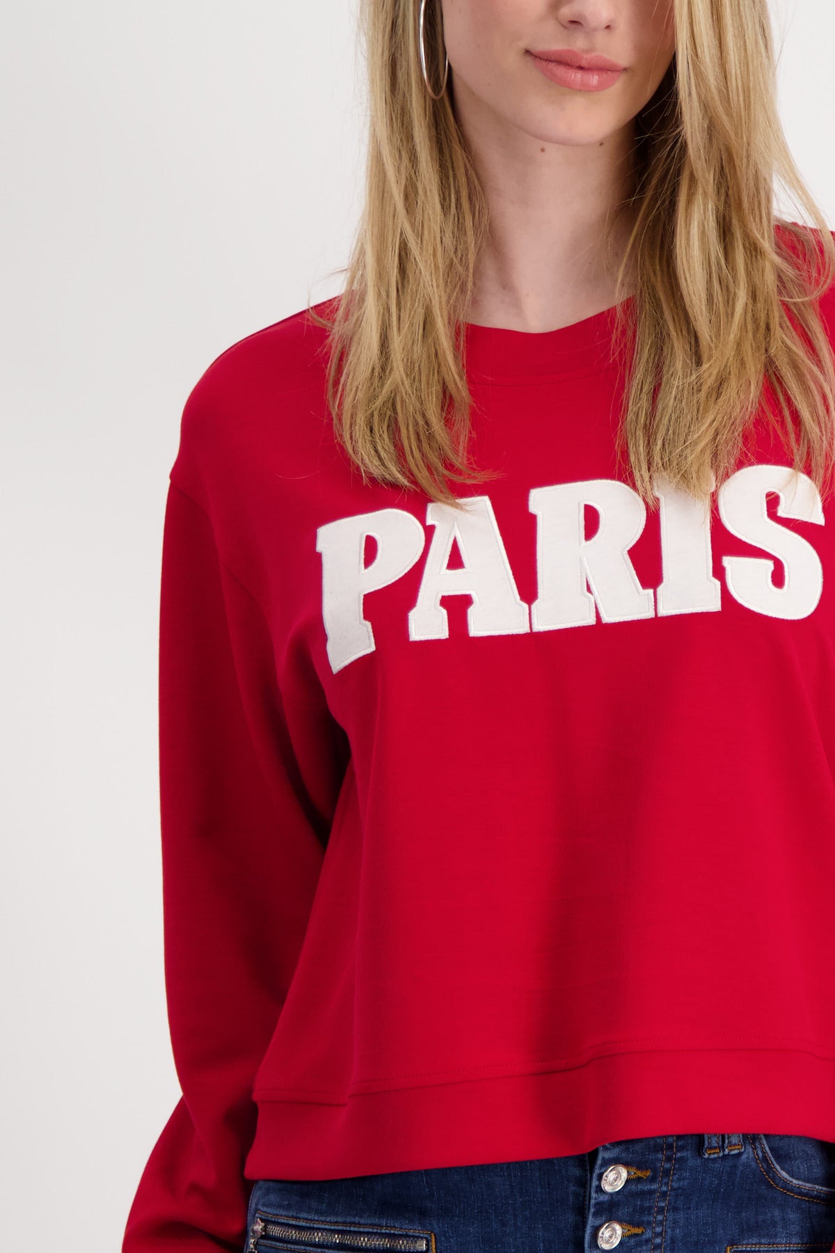 Sweatshirt, deep red