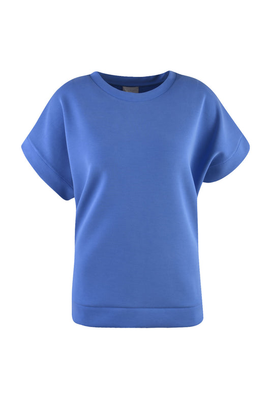 Sweatshirt with short sleeves