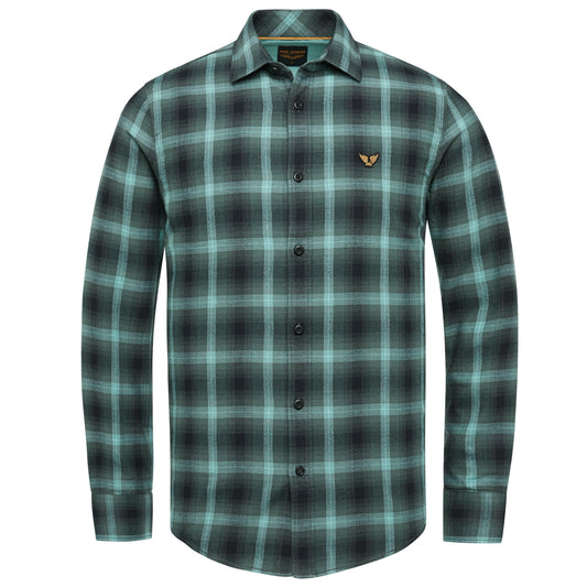 Long Sleeve Shirt Ctn Yarn Dyed Twill Check